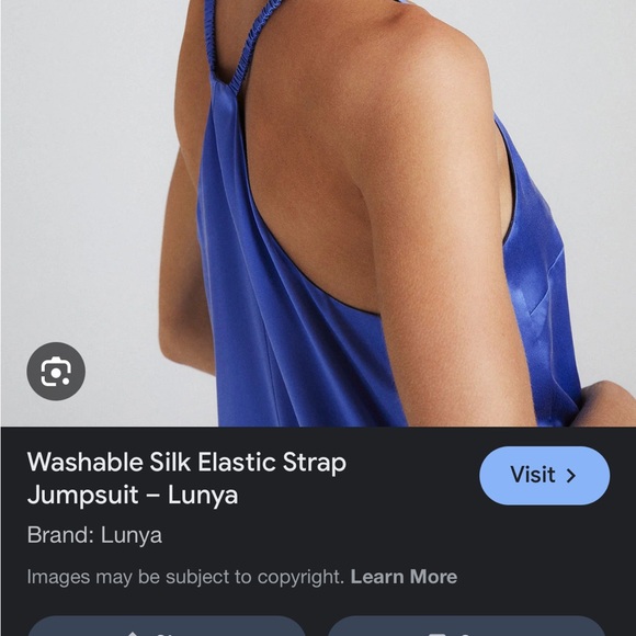 New still in wrapping lunya silk jumpsuit medium - Picture 2 of 6